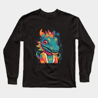 Qwerky Dragon Fiesta Long Sleeve T-Shirt